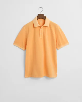 GANT - Sunfaded Piqué Poloshirt peachy orange - Gr. - M
