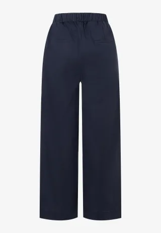 MORE & MORE - Baumwoll/Stretch Culotte blau - Gr. - 38
