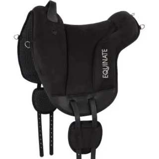 Equinate Reitpad Hamilton aus synthetischem Wildleder schwarz S