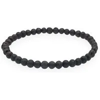Lebensquelle Plus Armband Lavastein Mini-Kugelarmband, 4 mm