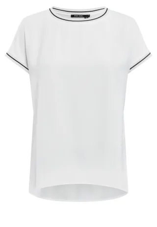Marc Aurel - Top aus Satin off white varied - Gr. - 40
