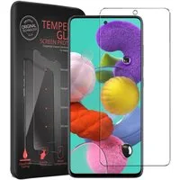 CoolGadget Schutzfolie Panzerfolie für Samsung Galaxy A51, (9H Härtegrad, 2x Schutzglas, 1xReinigungset), Displayfolie Panzer Schutzfolie 2 Stück für Samsung A51 Glas Folie