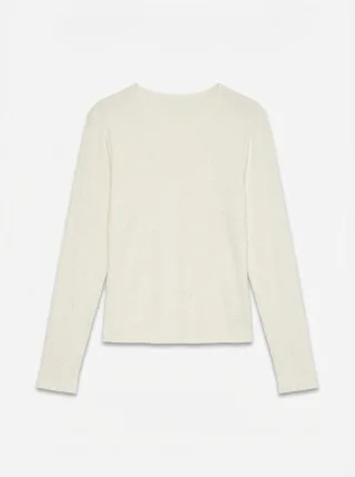 VERO MODA - VMNORMA L/S O-NECK TOP JRS BTQ Birch - Gr. - S