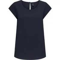 ONLY Shirtbluse ONLNOVA LIFE S/S TOP AOP PTM Viskose, regular fit, Rundhals