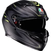 AGV Motorradhelm K3 Syth Helm, geeignet für Brillenträger,Pinlockscheibe enthalten,integriertes