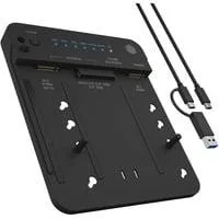 IB-2913MCL-C31, Dockingstation schwarz, 2,5"/3,5" SATA, M.2 NVMe