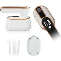 TUWENA Dampfglätter Verbessert Dampfbügeleisen Mini, Faltbares Kompaktes Reisebügeleisen, 15s Schnelles mit LED-Anzeige & 4-Stufen-Dampf für Reisen und Zuhause