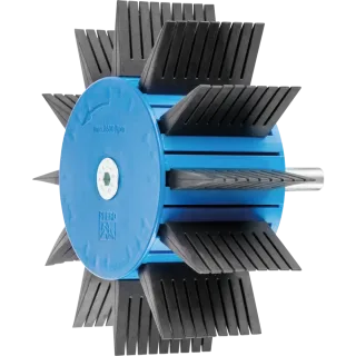 PFERD TOOLS POLIFLAP Schleifrad Ø 170x60mm Schaft-Ø 12 mm zum Herstellen von Oberflächenstrukturen - 42800100