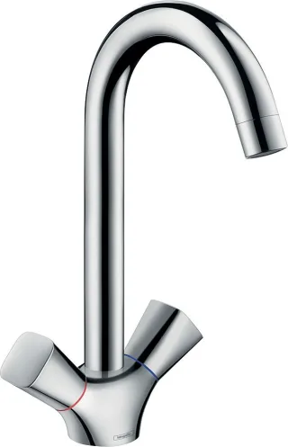 Hansgrohe Zweigriff Spültischarmatur Logis chrom 71280000
