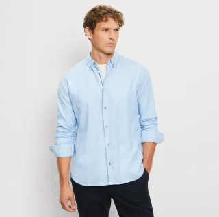 OLYMP - Regular Fit: Freizeithemd blau - Gr. - XL