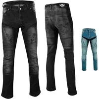 BULLDT Motorradhose JEANS-010 Damen (mit 4 abnehmbaren Protektoren) BULLDT Damen Jeans Gefüttert mit Aramid-Stoff