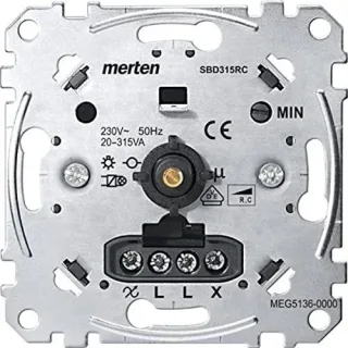 Drehdimmer-Einsatz für kapazitive Last, 20-315 W (MEG5136-0000)