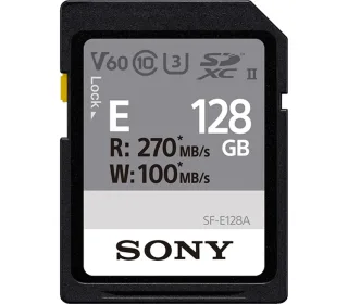 Sony SDXC E series 128GB UHS-II Class 10 U3 V60 | sfe128a | Extended Capacity SD (SDXC)