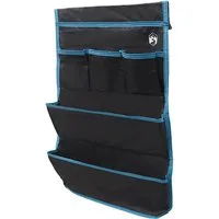 vidaXL Aufbewahrungstasche Aufbewahrungstasche mit Speicher Schwarz 66 x 40 cm Oxford (1-tlg)