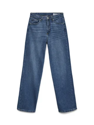 VERO MODA - VMTESSA HR WIDE JEANS RA380 GA NOOS Medium Blue Denim - Gr. - 30
