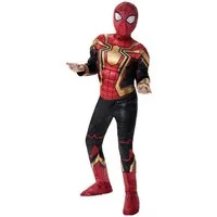 Metamorph Kostüm Spiderman Anzug - Karneval Faschingskostüm Kinder, Gepolsterter Overall von Spidey im Look der Avengers-Filme