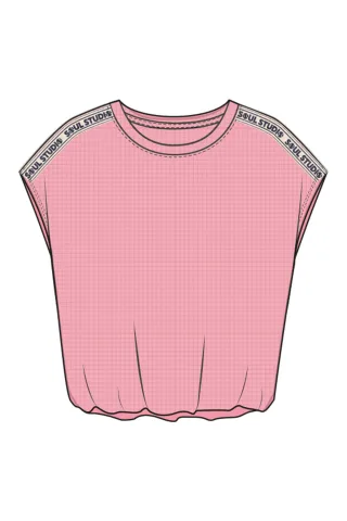 Smith&Soul - Regular T-Shirt Print Mix fuchsia print - Gr. - XL