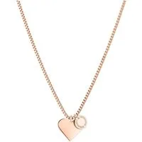 Liebeskind Berlin Edelstahlkette Liebeskind Damen-Kette Edelstahl Herz