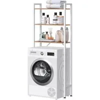 EUGAD Badregal, 1-tlg., mit 3 Ablagen, stehendes Regal über Toilette