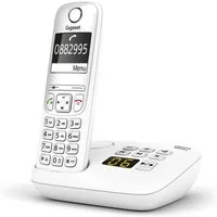 Gigaset AE 690A weiß Schnurloses DECT-Telefon (Mobilteile: 1, mit Anrufbeantworter, Freisprechen)