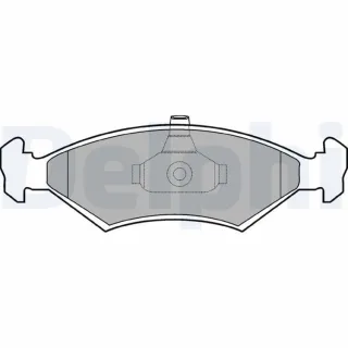 Delphi Bremsbel?ge vorne Ford Courier Fiesta Puma Mazda 121