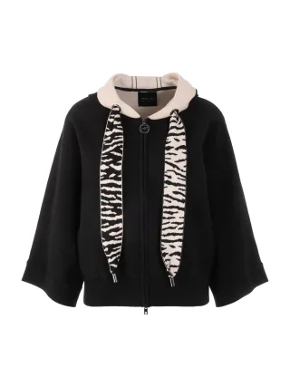 Marc Cain Sports - Cardigan Rethink Together black - Gr. - 42