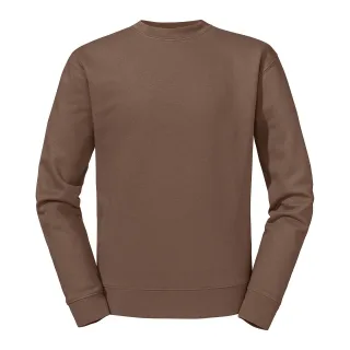 Russell - Sweatshirt für Herren angesetzte Ärmel (Mokka)