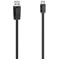 Hama USB C Kabel, USB A Stecker, USB C Stecker, USB 3.2 Gen2, 10 Gbit s USB-Kabel, USB Typ A, USB-C, (100 cm)