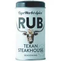Cape Herb and Spice Gewürz, Cape Herb and Spice Rub Texan Steakhouse Gewürzsalzmischung 100g