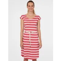 Ragwear Minikleid LILITHE STRIPES aus Polyester und Viskose, normale Passform, mit elastischem Bund