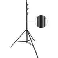 Neewer 4m Heavy Duty Light Stand Metall verstellbares Fotografie Stativ Lampenstativ (mit eingebautem Federkissen und 1/4" Schraube, für Studio)