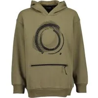 Blue Seven Kapuzensweatshirt Blue Seven Jungen Sweatshirt Make Kapuze Bauchtasche tee grün (1-tlg)