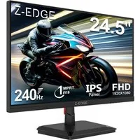 Z-EDGE LED 24.5” 240Hz IPS HDR 350cd/m² 1080P 1ms 16:9 Gaming-Monitor (1920x1080 px, FHD, 1 ms Reaktionszeit, 240 Hz, IPS)