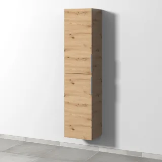 Sanipa 3way Hochschrank mit 2 Türen, Eiche Natural-Touch UM09485