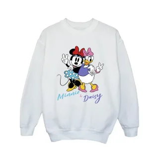 Disney - "Minnie Mouse And Daisy" Sweatshirt für Mädchen (Weiß)