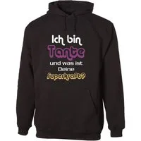 G-graphics Hoodie Ich bin Tante und was ist Deine Superkraft? mit trendigem Frontprint mit Spruch