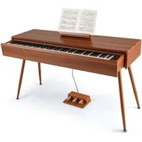 COSTWAY Digitalpiano (1-St), Keyboard, Klavier mit Dreifachpedale, Digitalpiano für Anfänger
