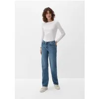 s.Oliver Regular-fit-Jeans Jeans-Hose KAROLIN Jeans Karolin / Regular Fit / Mid Rise / Straight Leg