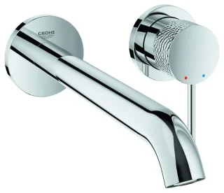 GROHE 2-Loch-Waschtisch-Wandbatterie Essence, 29193_1 FMS Ausl. 230mm crafted chrom, 29193PF1 29193PF1