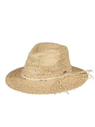 Barts - Raffia-Fedora-Hut Beige - Gr. - M