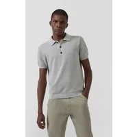 s.Oliver Kurzarmpullover Strickpullover Strukturiertes Strick-Poloshirt