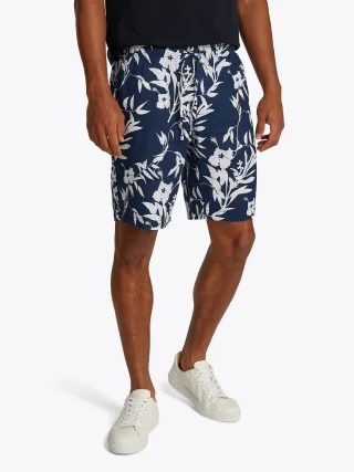 Tommy Hilfiger Shorts "HARLEM PO LINEN PRINT SHORT" mit Allover Print