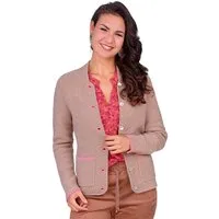 Lieblingsstück Trachtenstrickjacke Strickjacke Damen - ZUNI - biscuit