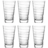 LEONARDO Longdrinkglas VARIO, 6-tlg., Glas, 280 ml, 6-teilig