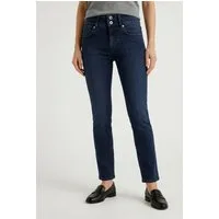 Pepe Jeans Slim-fit-Jeans GEN PUSH UP mit doppeltem Knopfverschluss, Mid Waist