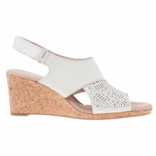 Clarks Lafley Joy Womens Weiße Keile
