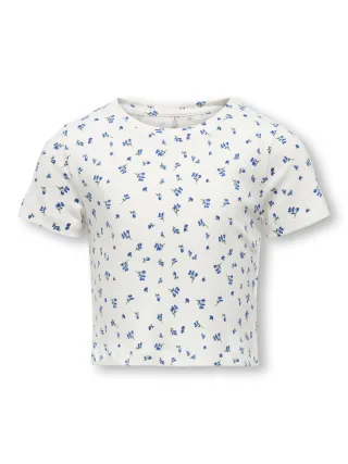 KIDS ONLY - KOGBELLA LIFE SHORT AOP S/S TOP JRS NOOS Mazarine Blue - Gr. - 164