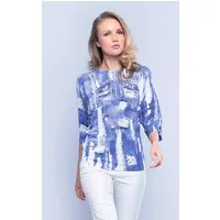 Passioni T-Shirt mit Jeans-Print