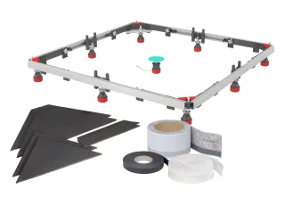 Mepa Duschwannen-Set MR SF RE, 3S+ für Acrylduschwannen, 182126 182126