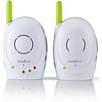 Nedis Video-Babyphone BAMO110AUWT, 1-tlg., FHSS, Intercom-Funktion, Reichweite bis 300 m, Batteriebetrieb